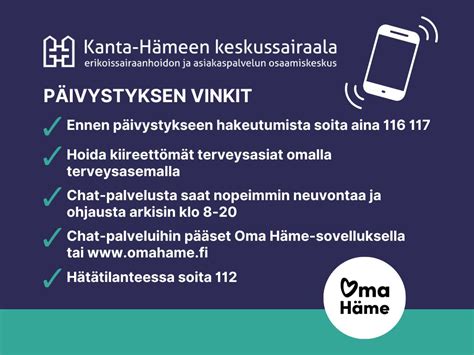 pääterveysasema hämeenlinna|Kiireetön hoito terveysasemilla